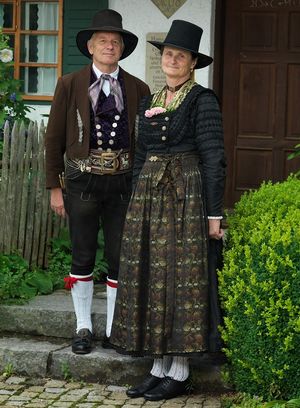 Historische Tracht des GTEV Chiemseer Chieming