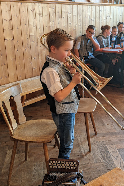 Maximilian mit der Posaune