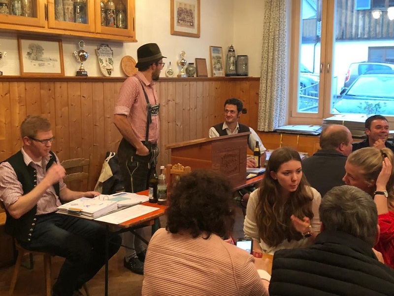 Korbinian Maier begrüßte die Anwesenden