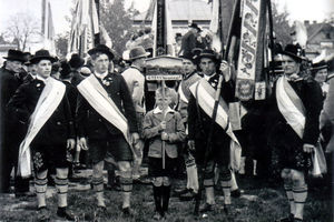 Fahnenabordnung Gaufest 1938